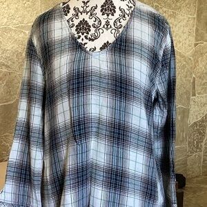 Time and Tru Flannel Top